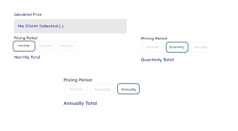 Flexible Pricing Periods