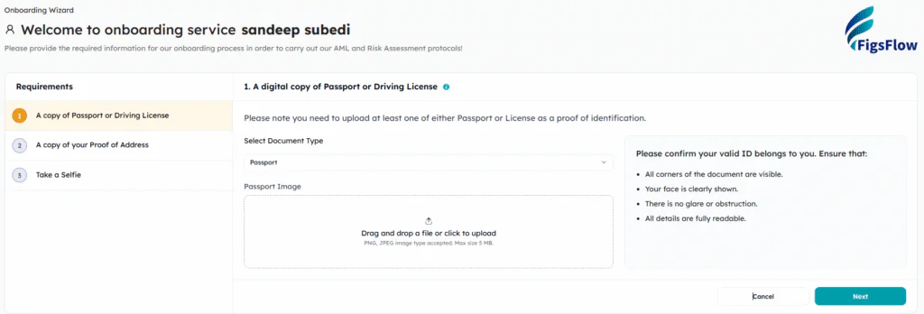 How FigsFlow Simplifies Proof of Address Collection & Verification (Client Portal)
