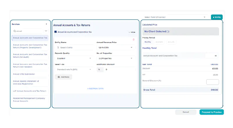 One-Stop Interface for Proposal Generation